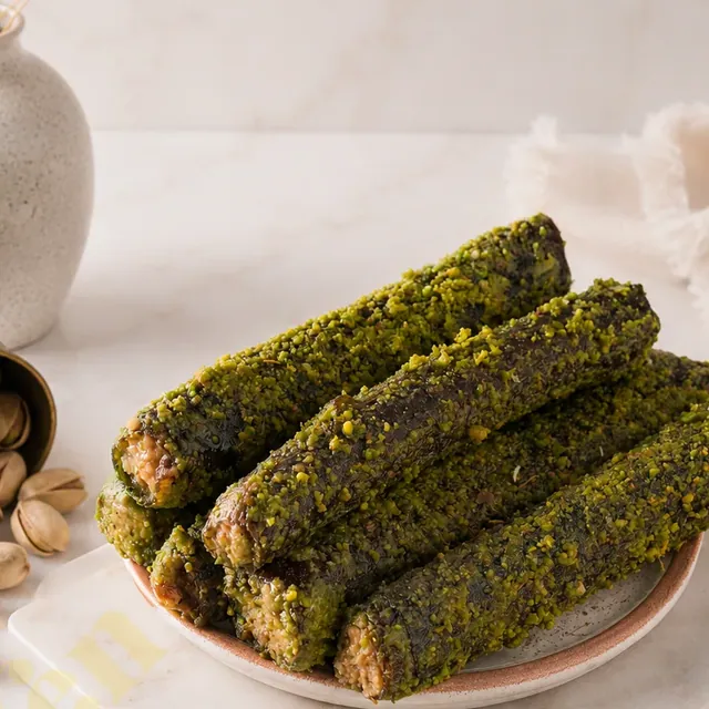 Antep Fıstıklı Rulo Pestil — yakın detay